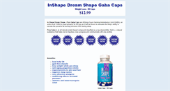 Desktop Screenshot of inshapedreamshape.com